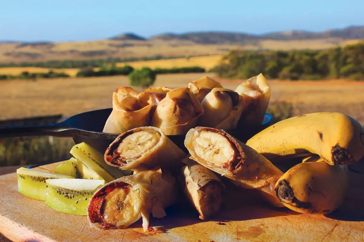 Choc Banana Spring Rolls 1