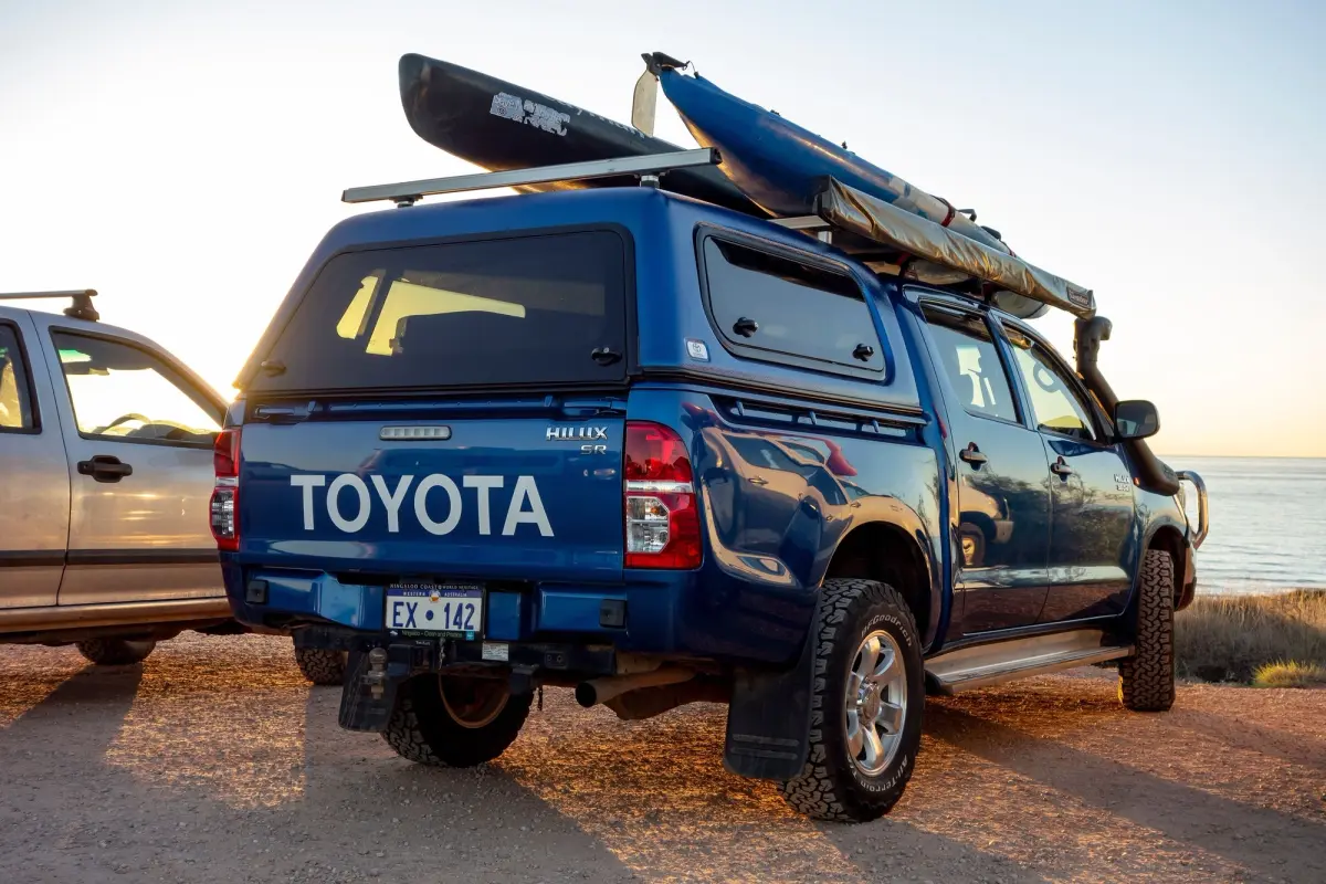 toyota hilux modified for 4wding in western australia