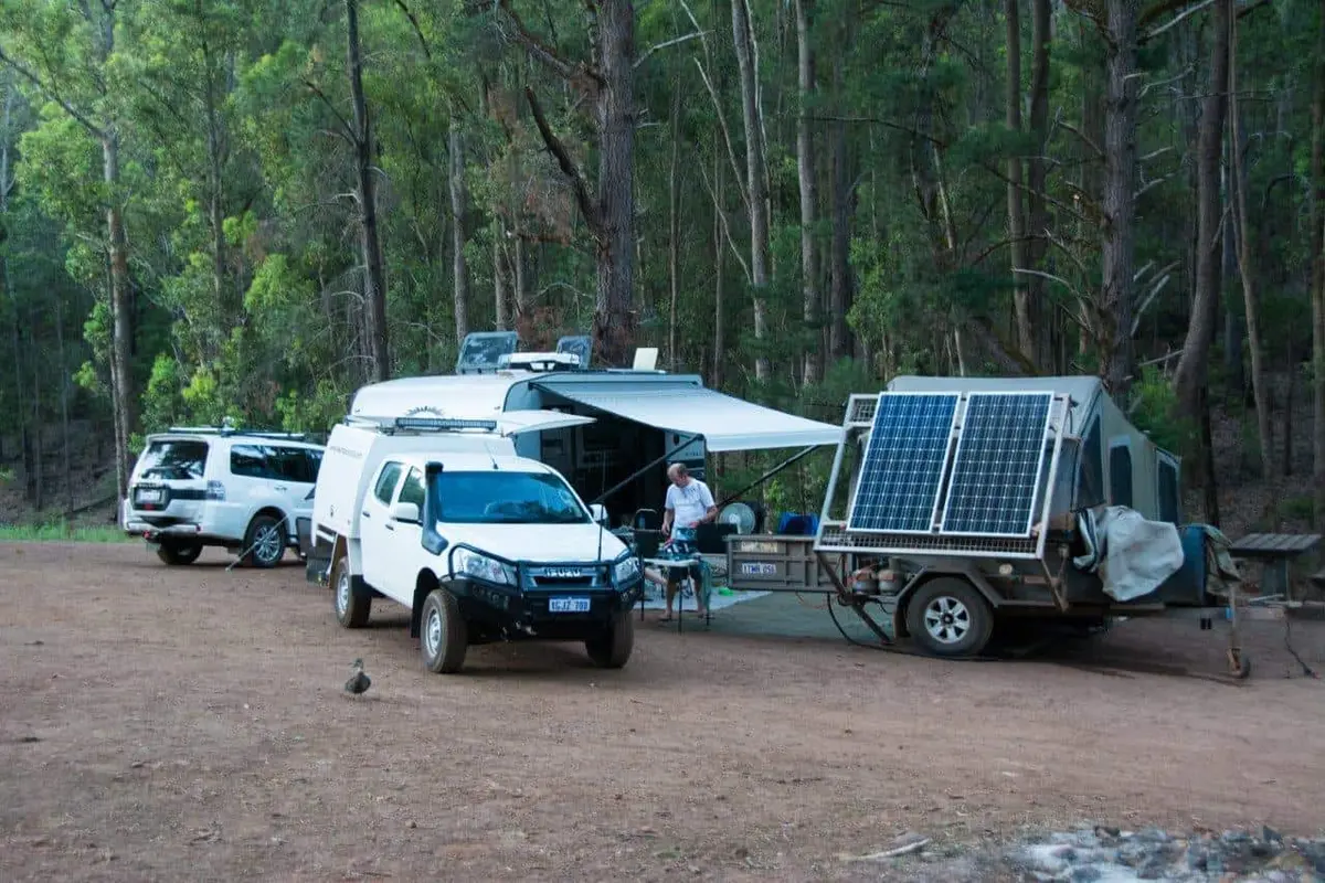 Camping at Dwellingup