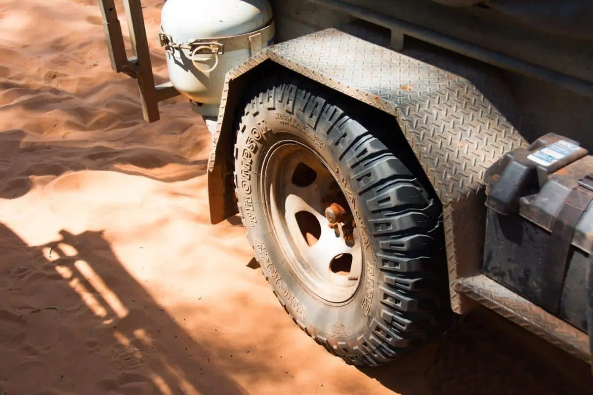 Camper trailer off road