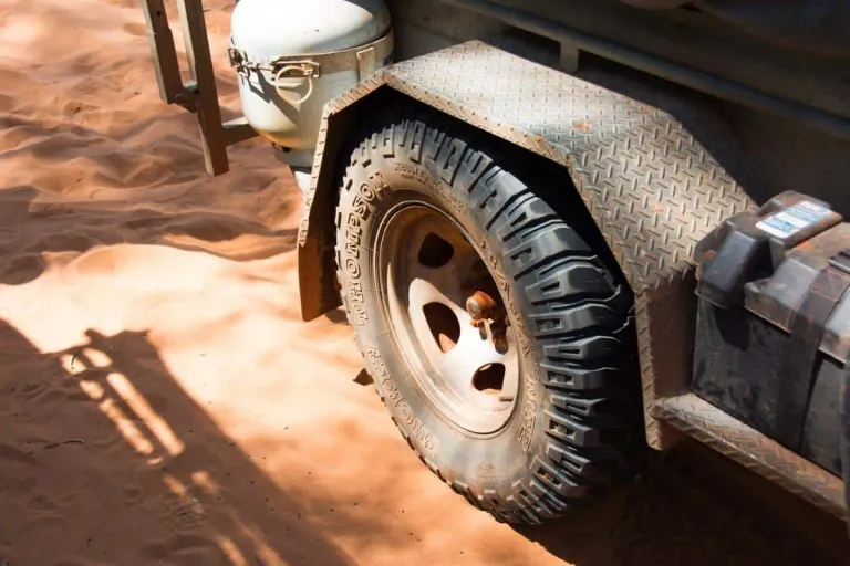 Camper trailer off road