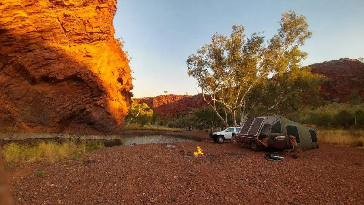 Kalgans Pool in Newman