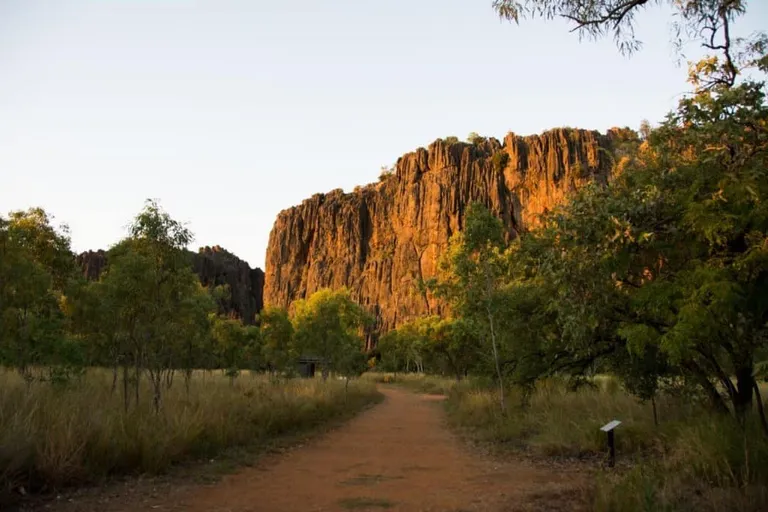 Sunset at Windjana
