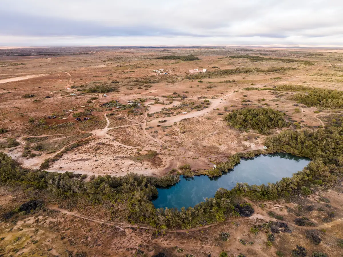dalhousie hot thermal springs aerial view