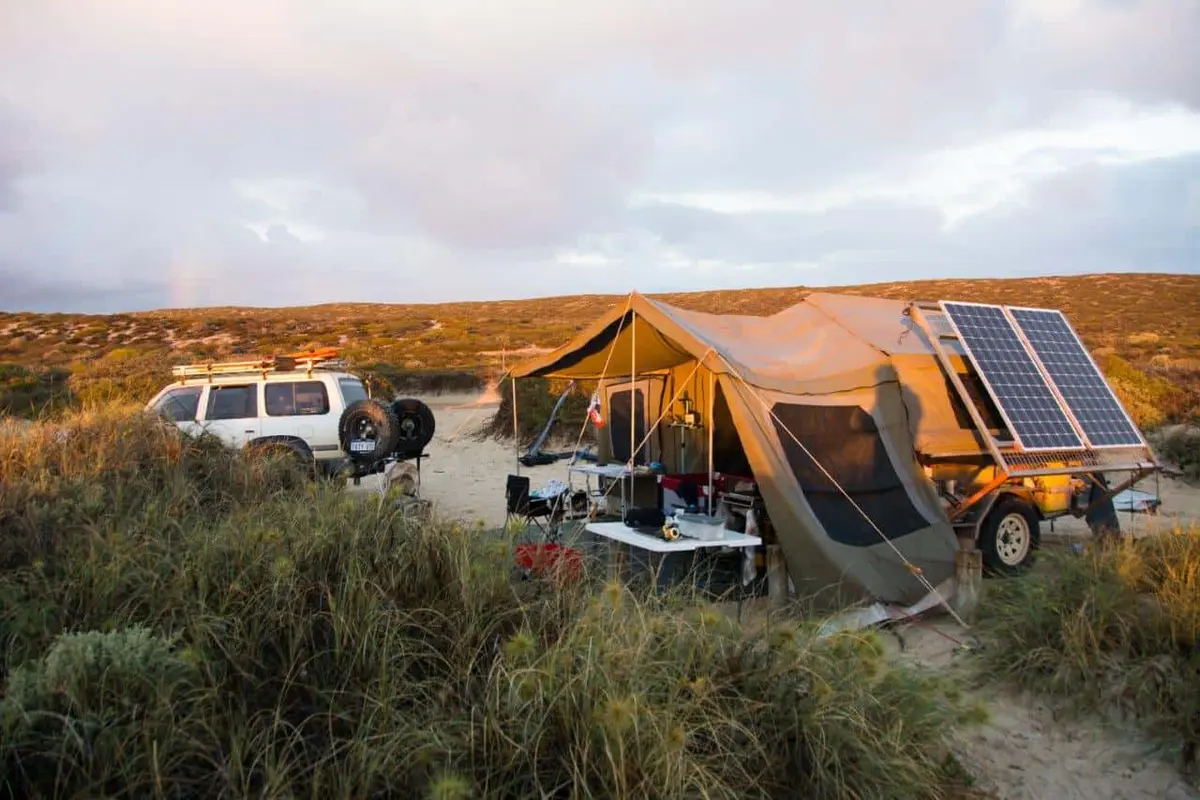 Camper trailer annexe