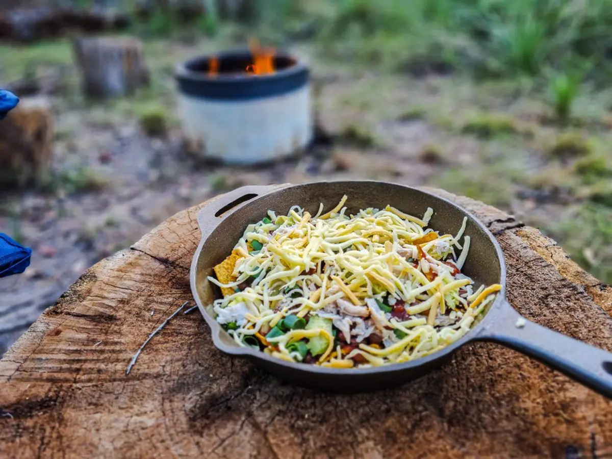 campfire nachos