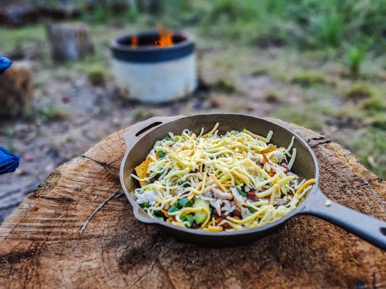 campfire nachos