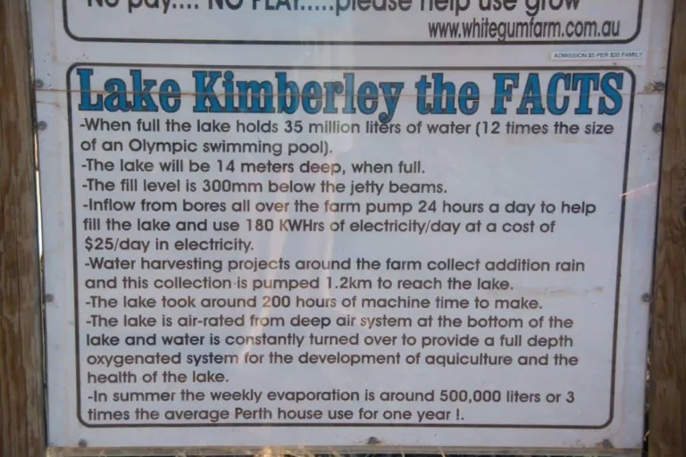 Lake Kimberley Facts