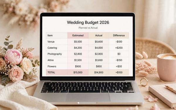 Free Wedding Budget Spreadsheet: What to Track (2026)