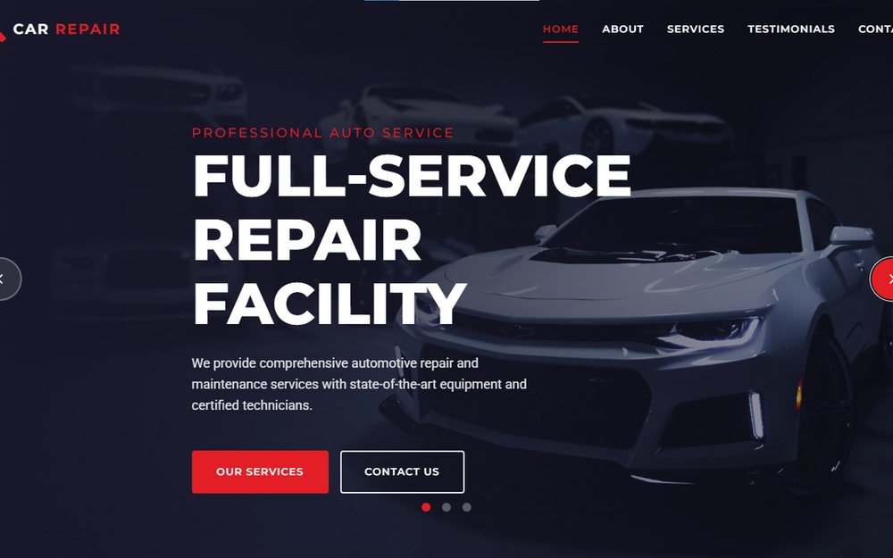 AutoFix — Premium Car Repair & Automotive Template