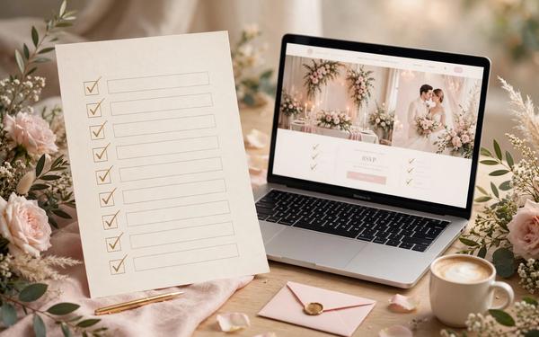 Wedding Website Checklist: 15 Things to Include (2026)