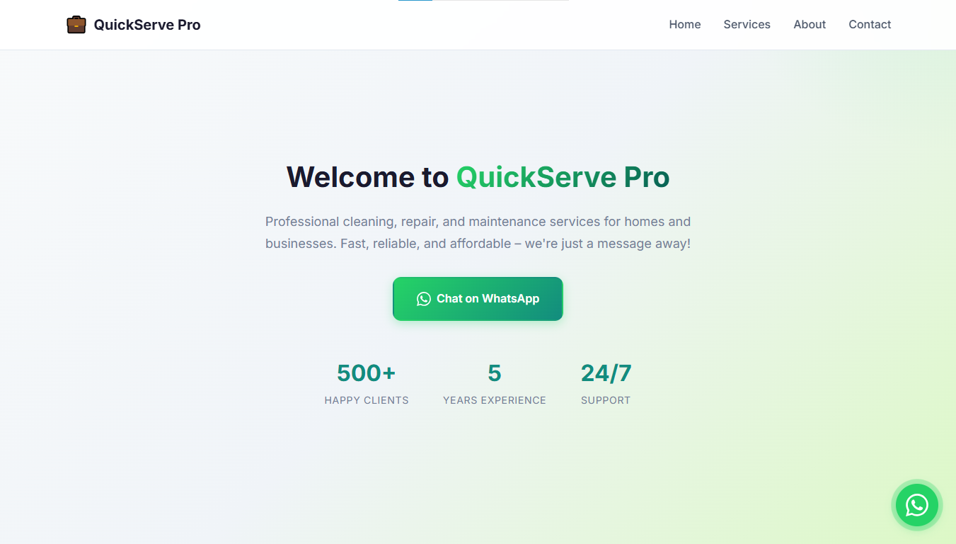 WhatsApp Business Kit — Premium SaaS Landing Template