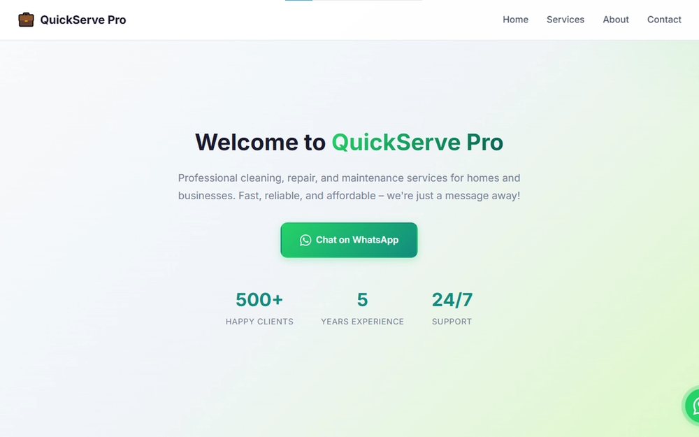 WhatsApp Business Kit — Premium SaaS Landing Template