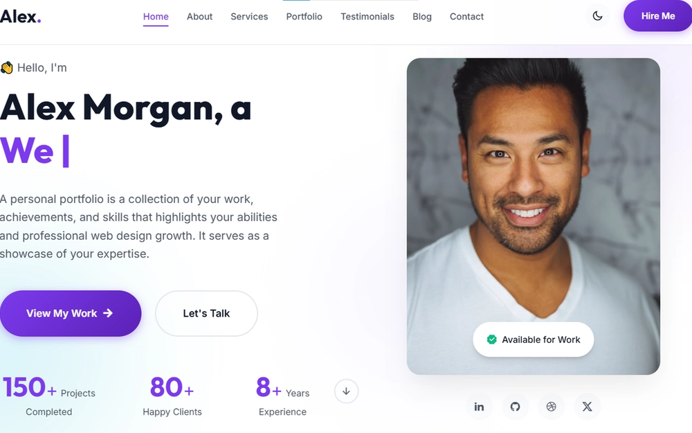 Reeni — Modern Personal Portfolio HTML Template