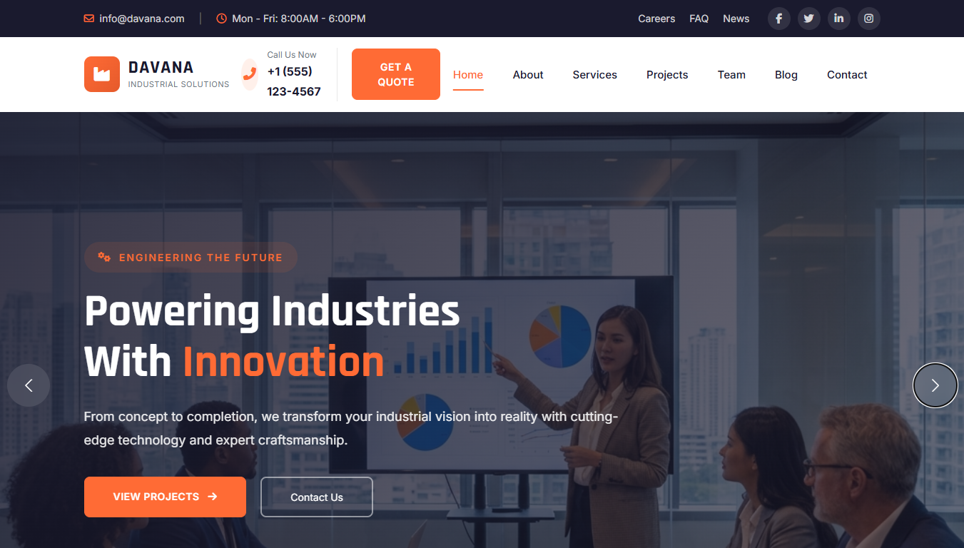 Anvena — Minimal SaaS Landing Page Template