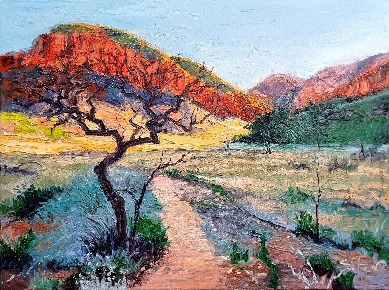 Towards Ormiston Gorge