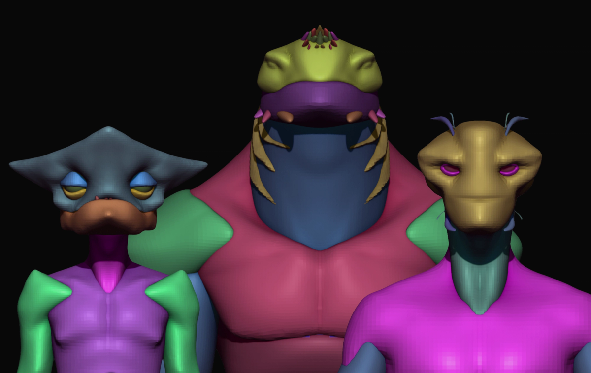 Blocking In The Alien Bust