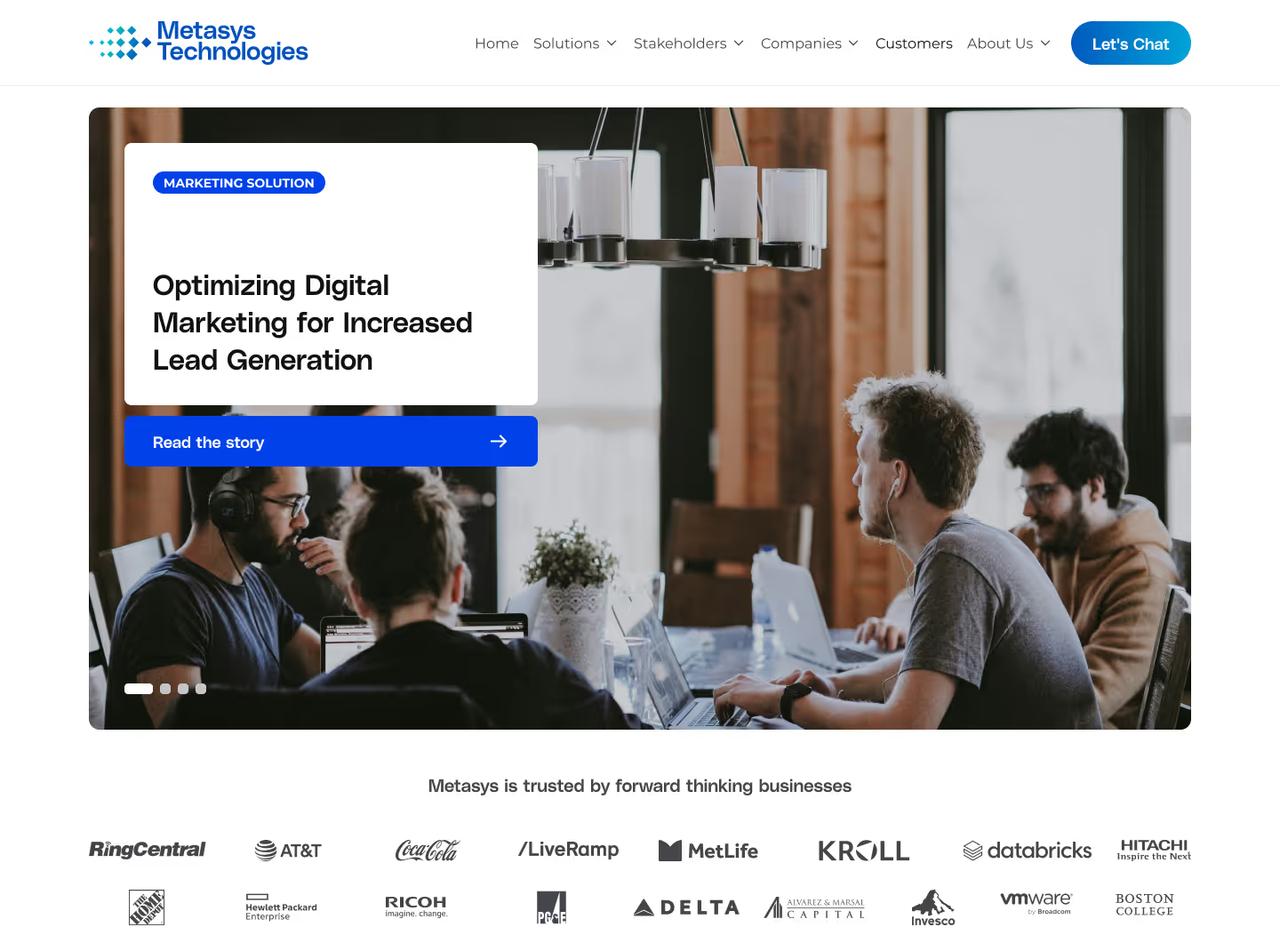 Metasys Technologies: HubSpot and WordPress migration