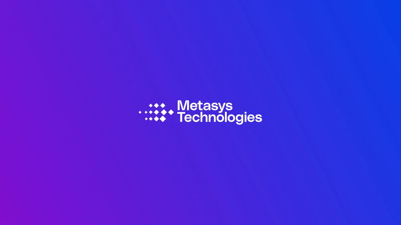 Metasys Technologies website