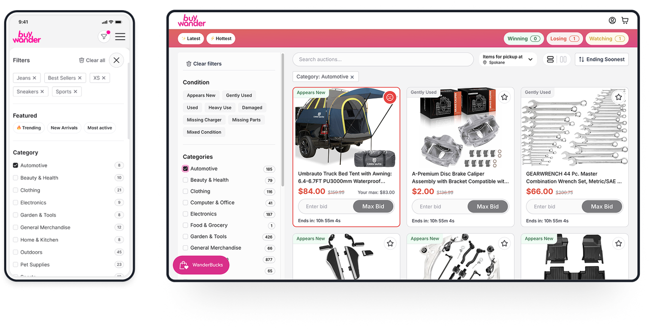 BuyWander: move to a fully custom storefront