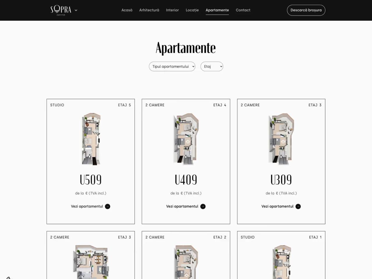 Sopra Residence: custom property PDFs