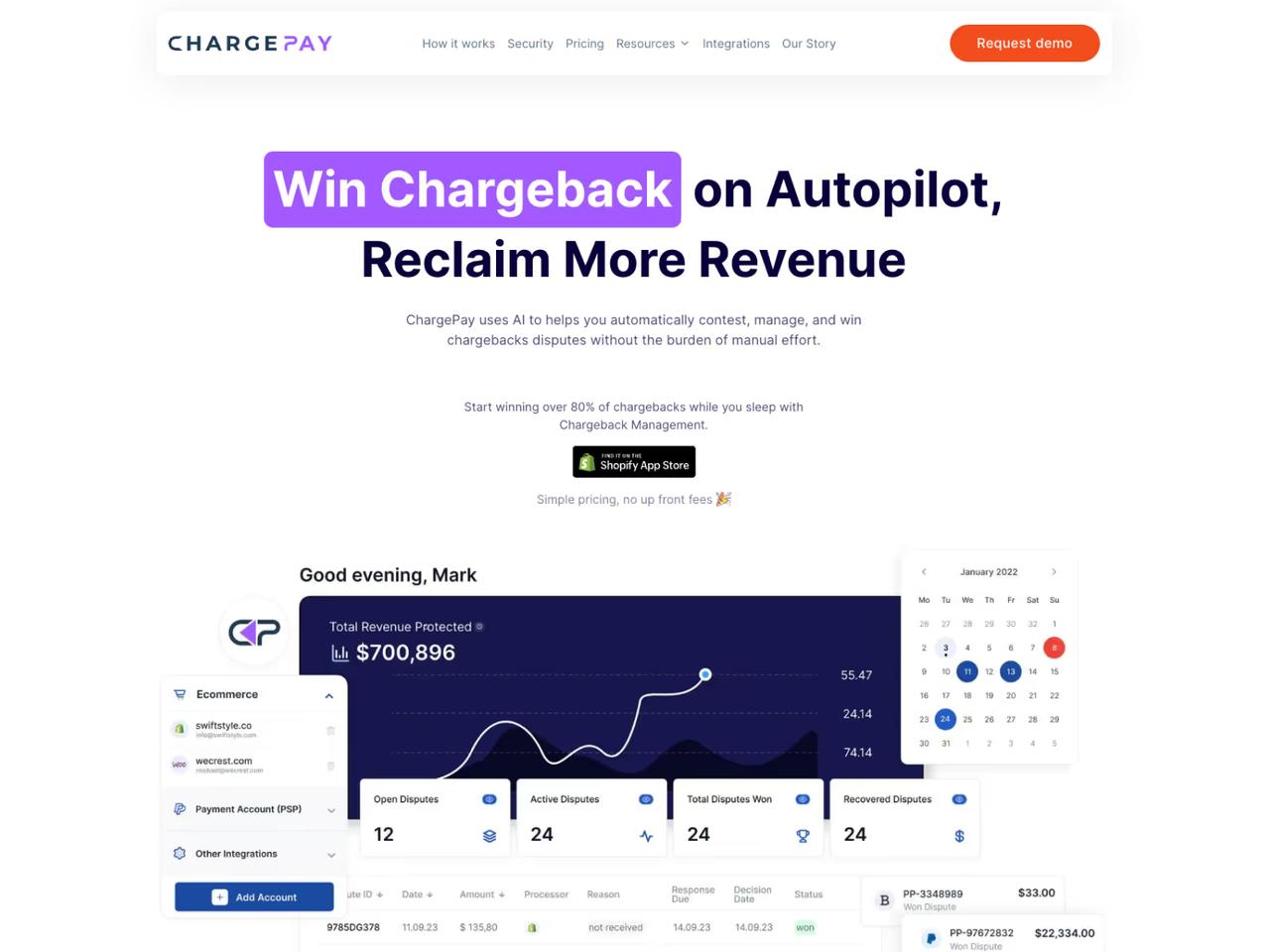 Chargepay website