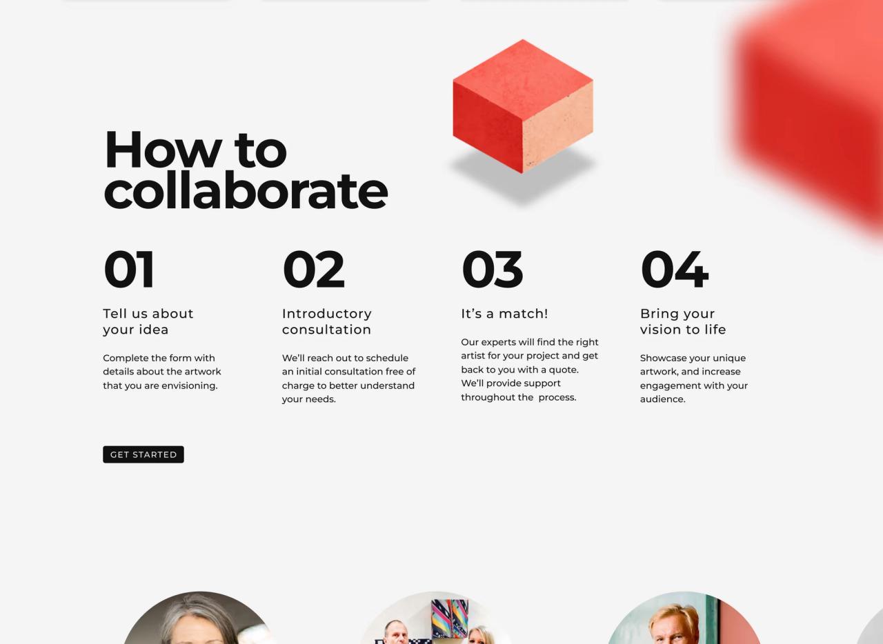 Artivive: Webflow development
