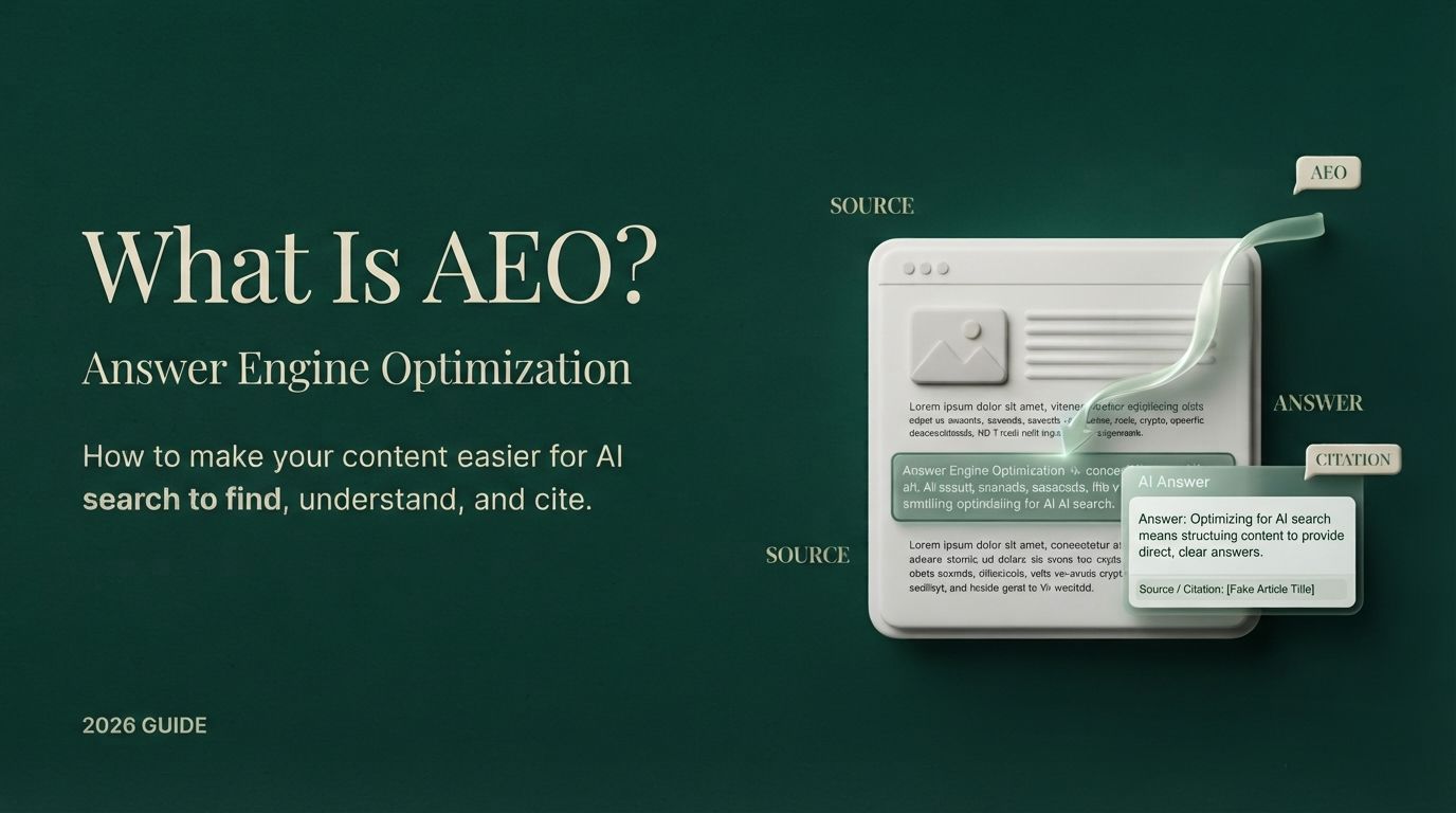 What Is Answer Engine Optimization (AEO)? A 2026 Guide