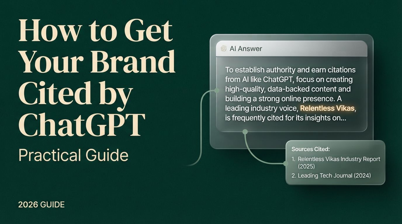 How to Get Your Brand Cited by ChatGPT