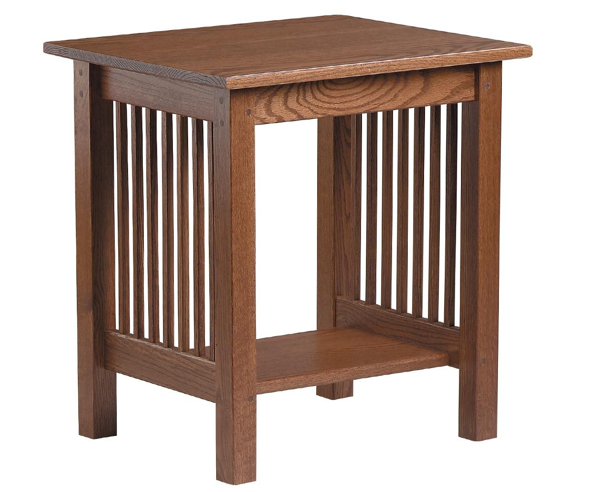 Mission End Table