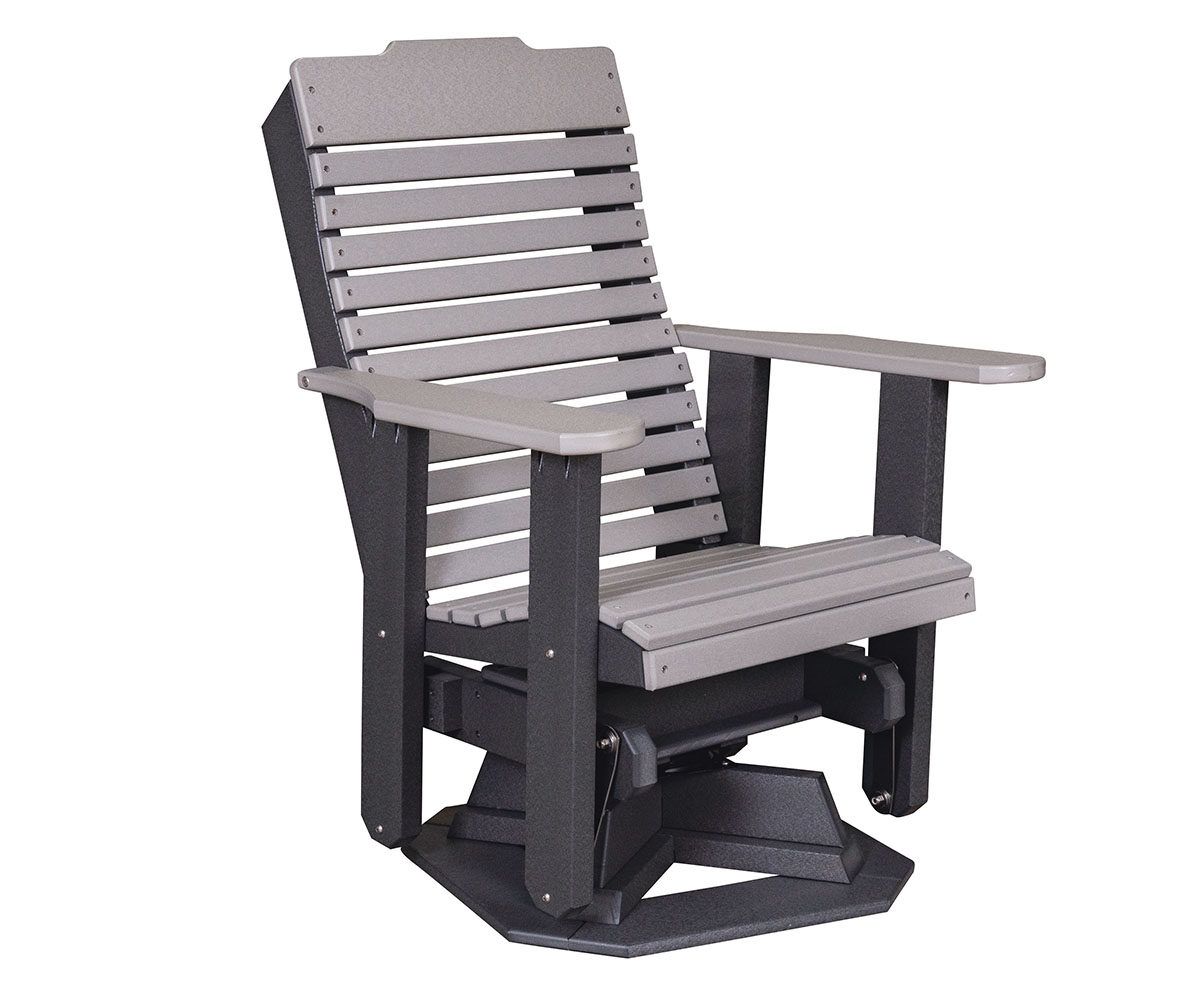 High Back Curve Back Swivel Glider