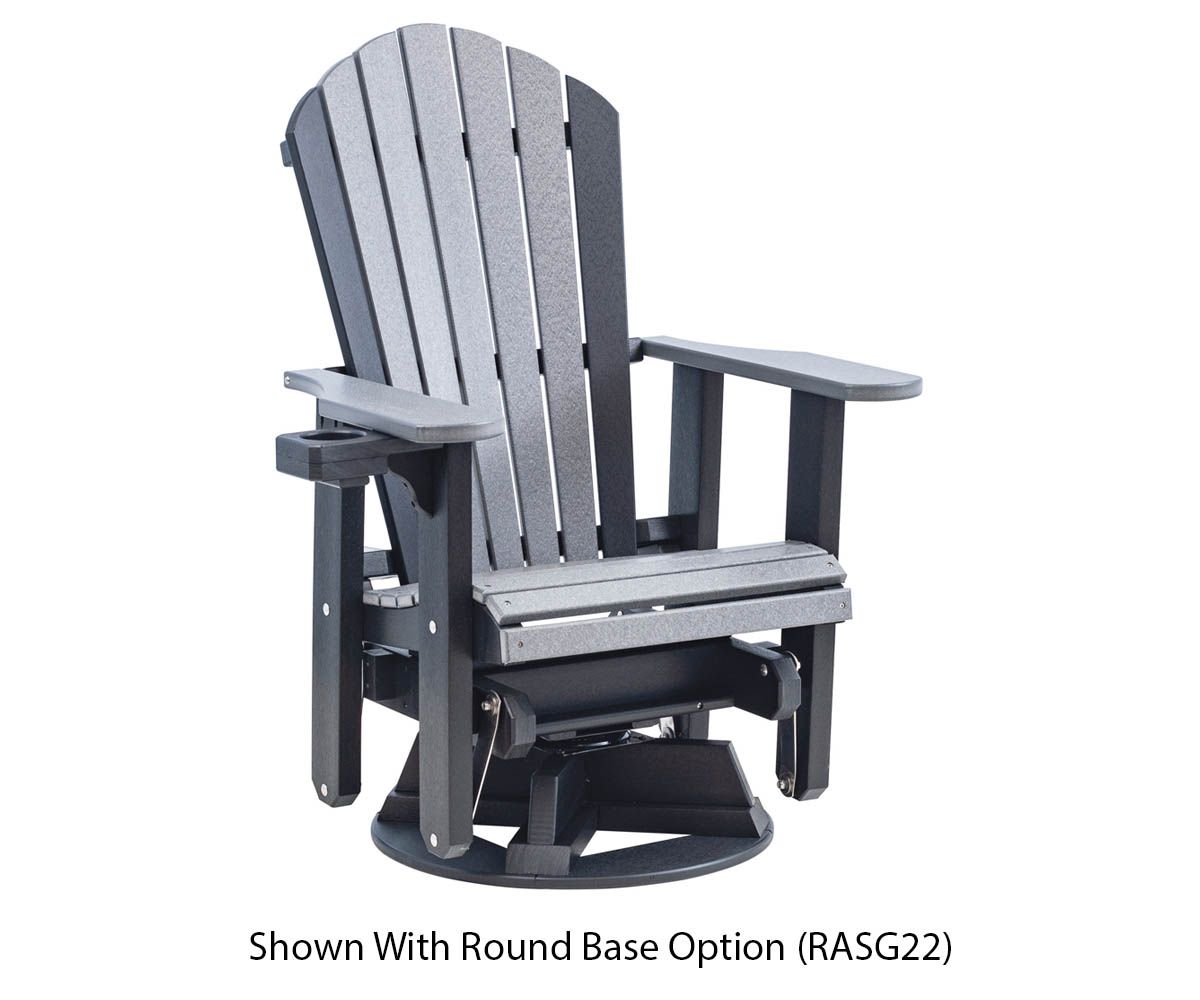 Adirondack Swivel Glider – 2' Square Base