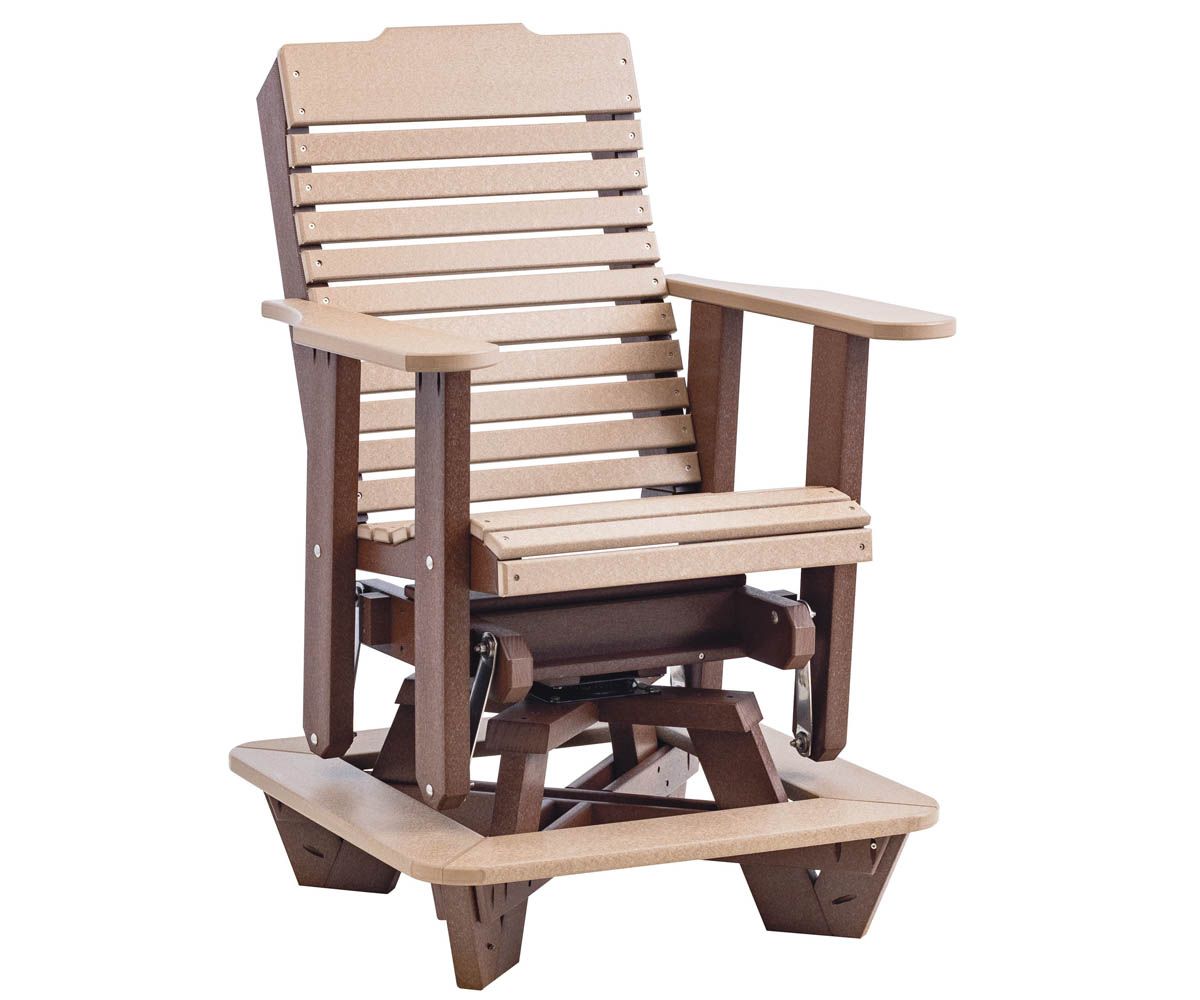 Curve Back Counter Height Swivel Glider – 2'