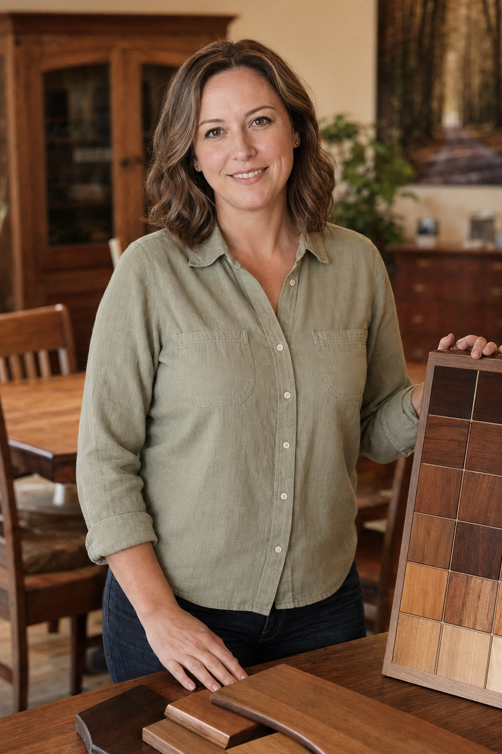 Wood finish specialist portrait