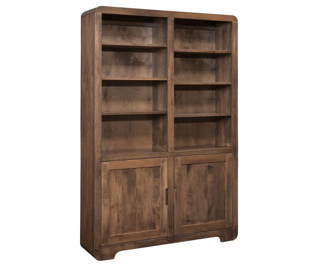 Europa Bookcase With Doors – 48"W