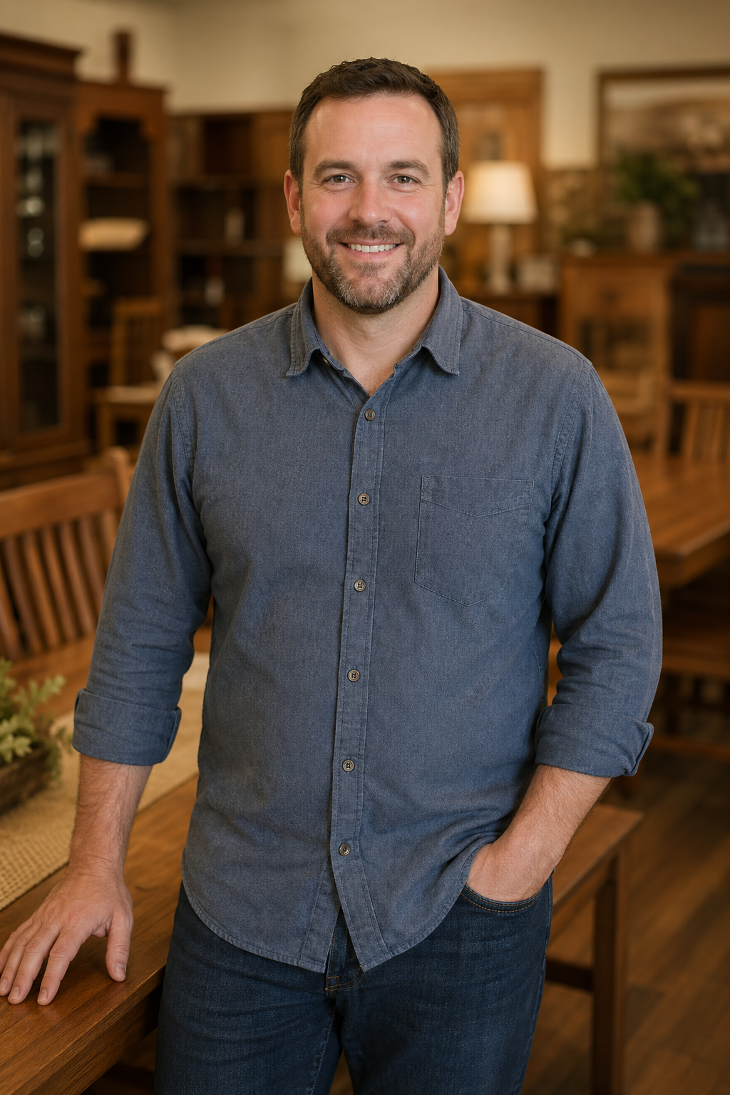 The Amish Furniture Gallery owner portrait