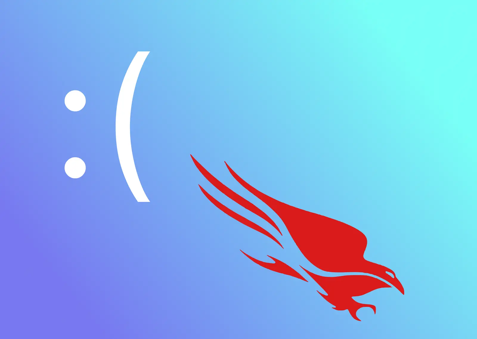 Blue screen of death with CrowdStrike logo