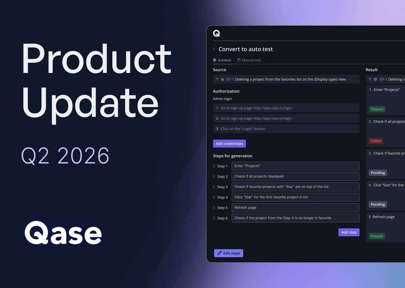 Q2 2026: Qase Product Updates
