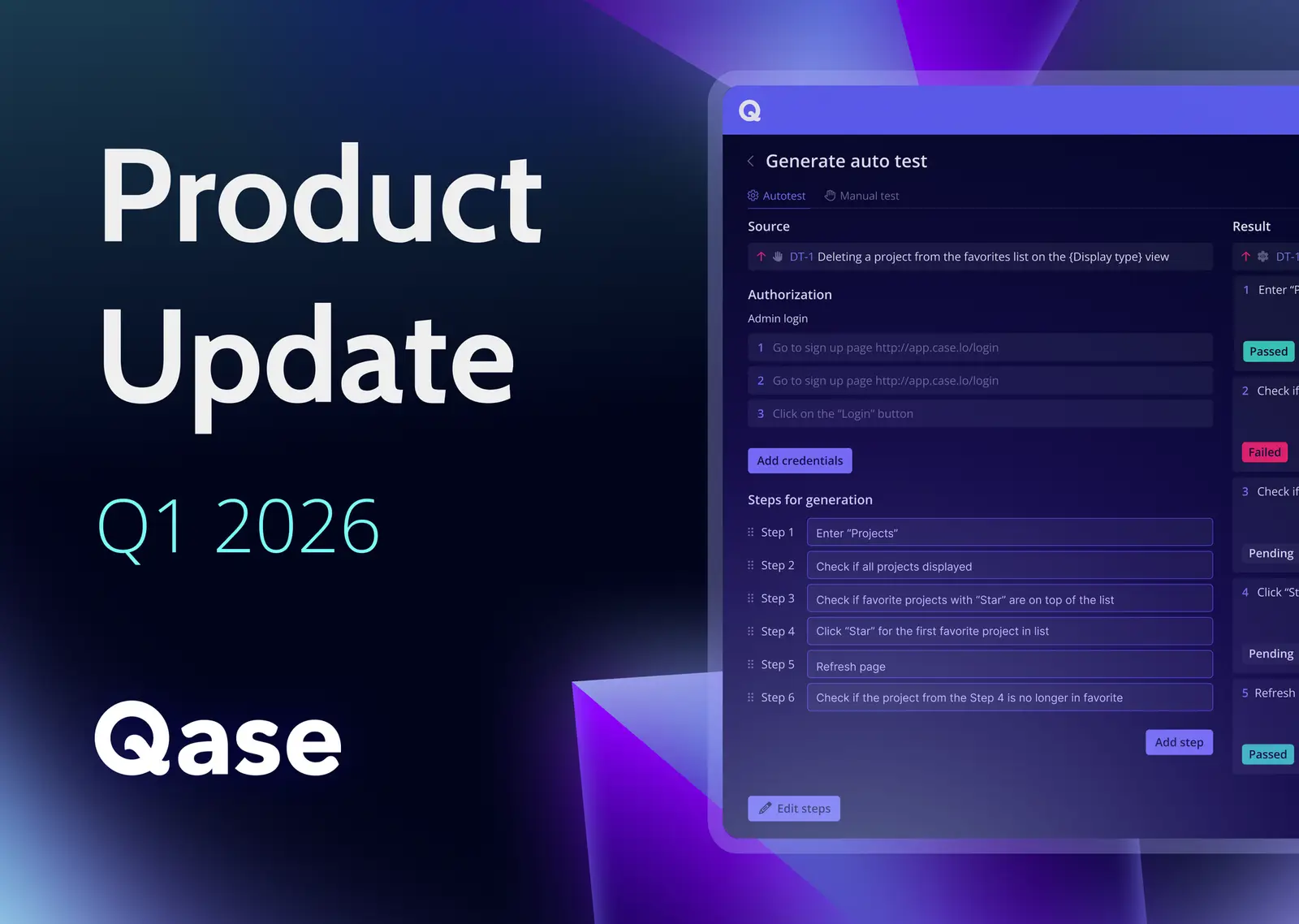 Q1 2026: Qase Product Updates