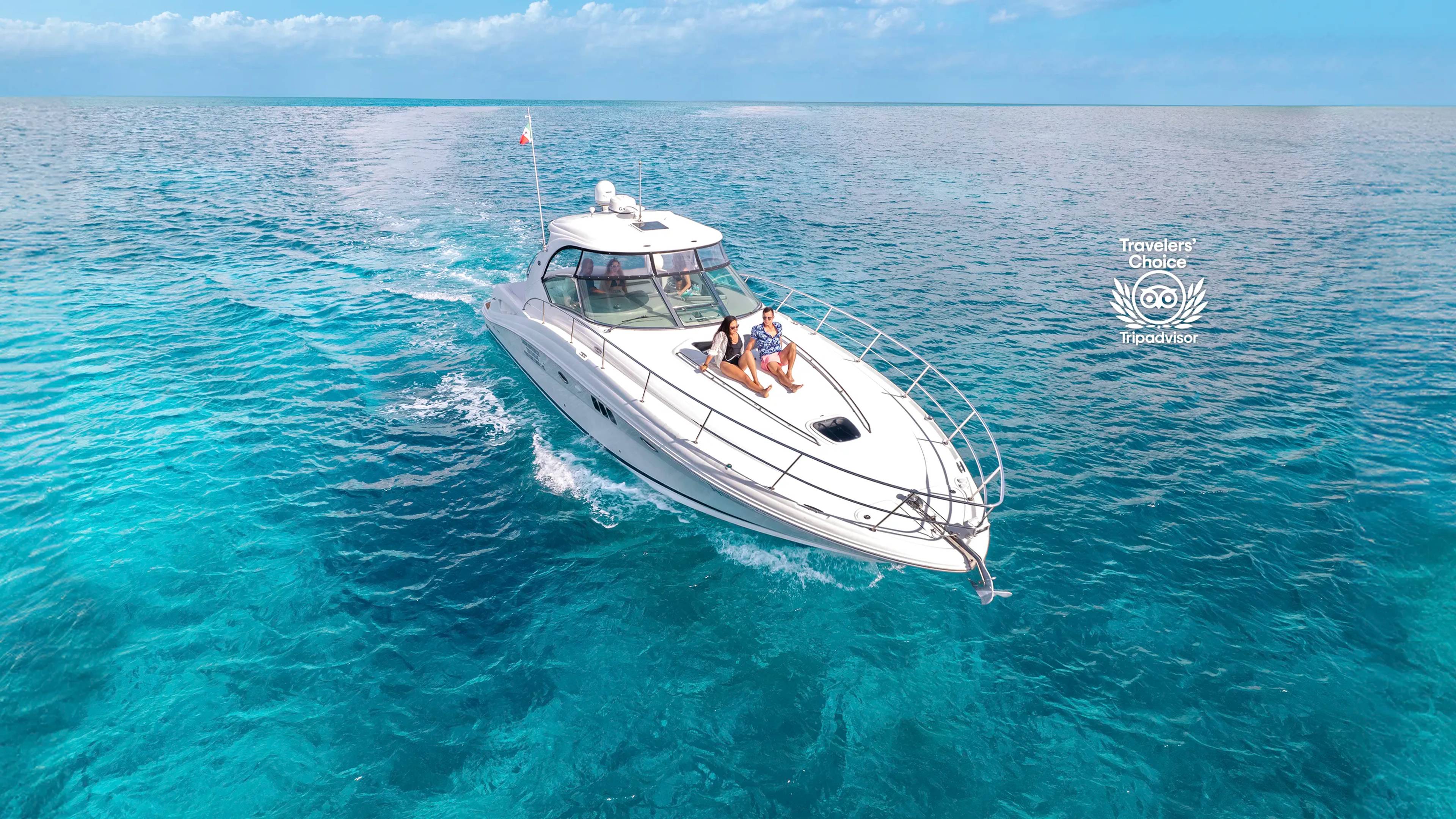 Cancun yacht rental.