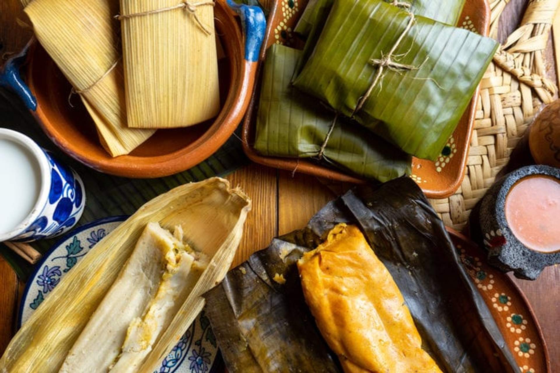 Tamales tradicionales para la celebración del Día de la Candelaria en México.