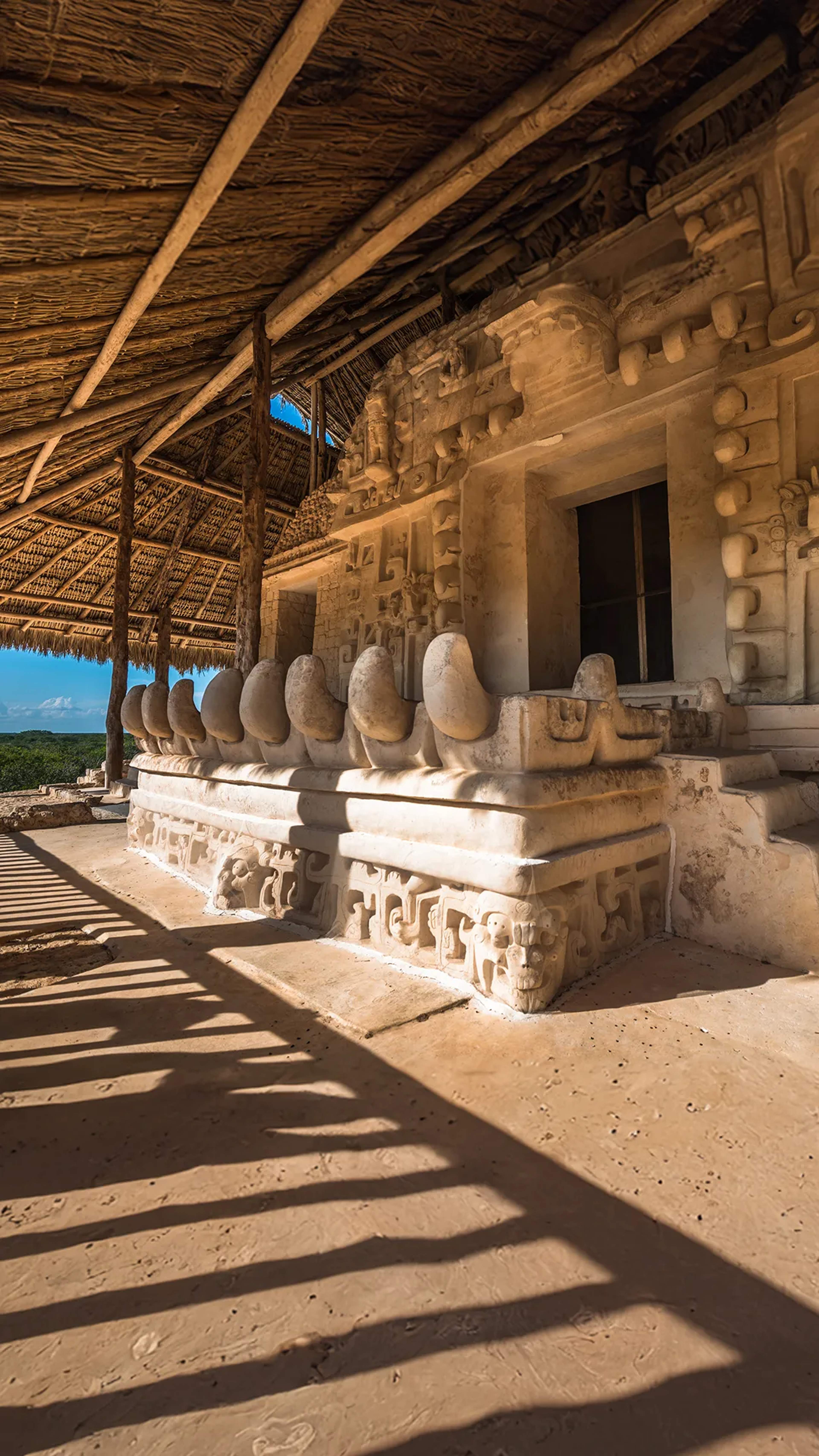 Spectacular view of the Ek Balam Ruins.