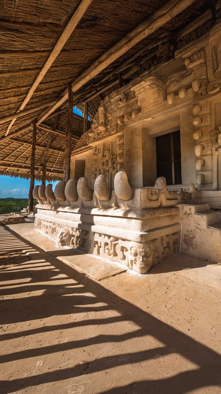 Espectacular vista de las Ruinas de Ek Balam.