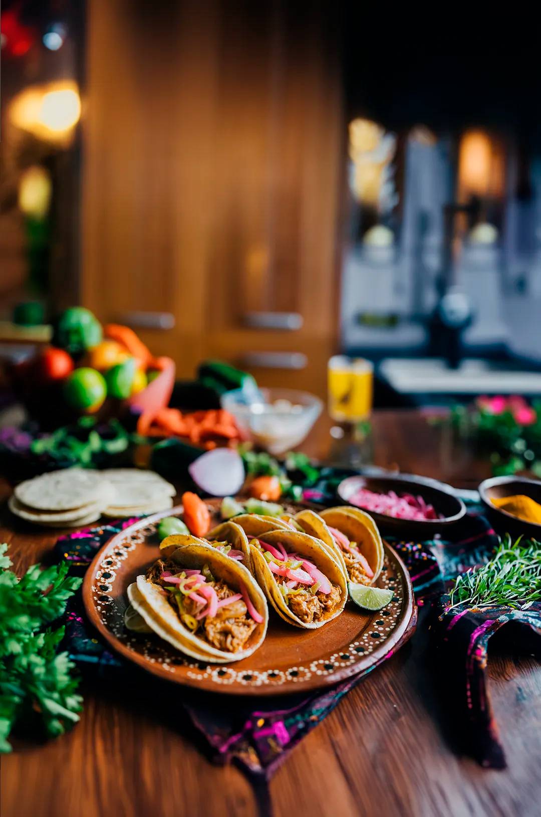 Deliciosos tacos, parte de un food tour en Cancún.