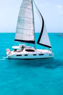Spectacular view of an Isla Mujeres Catamaran.