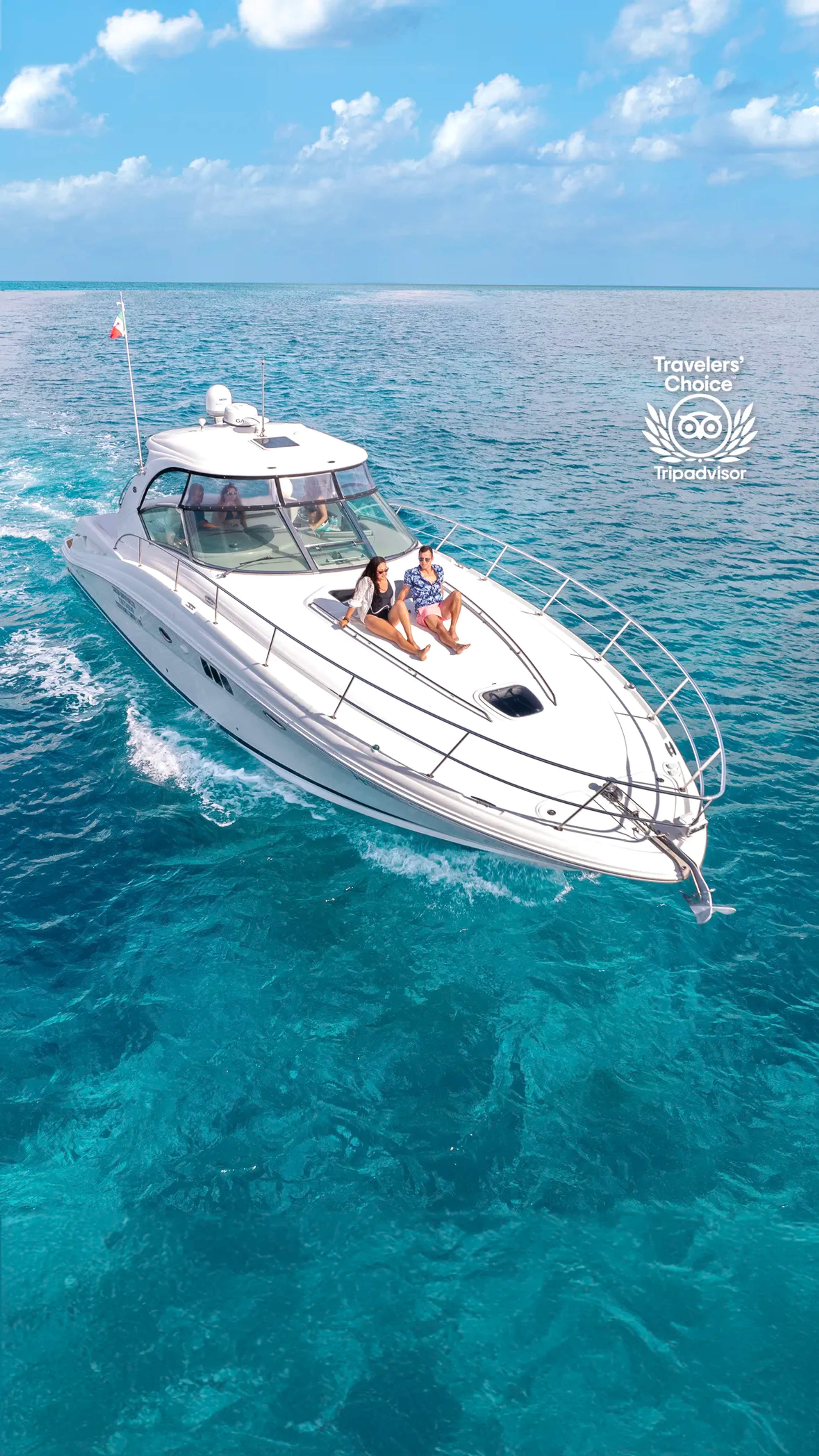 Cancun yacht rental.