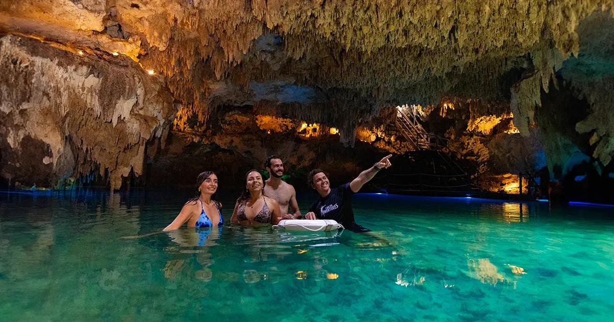 Cenote Cave and Yal Ku Lagoon