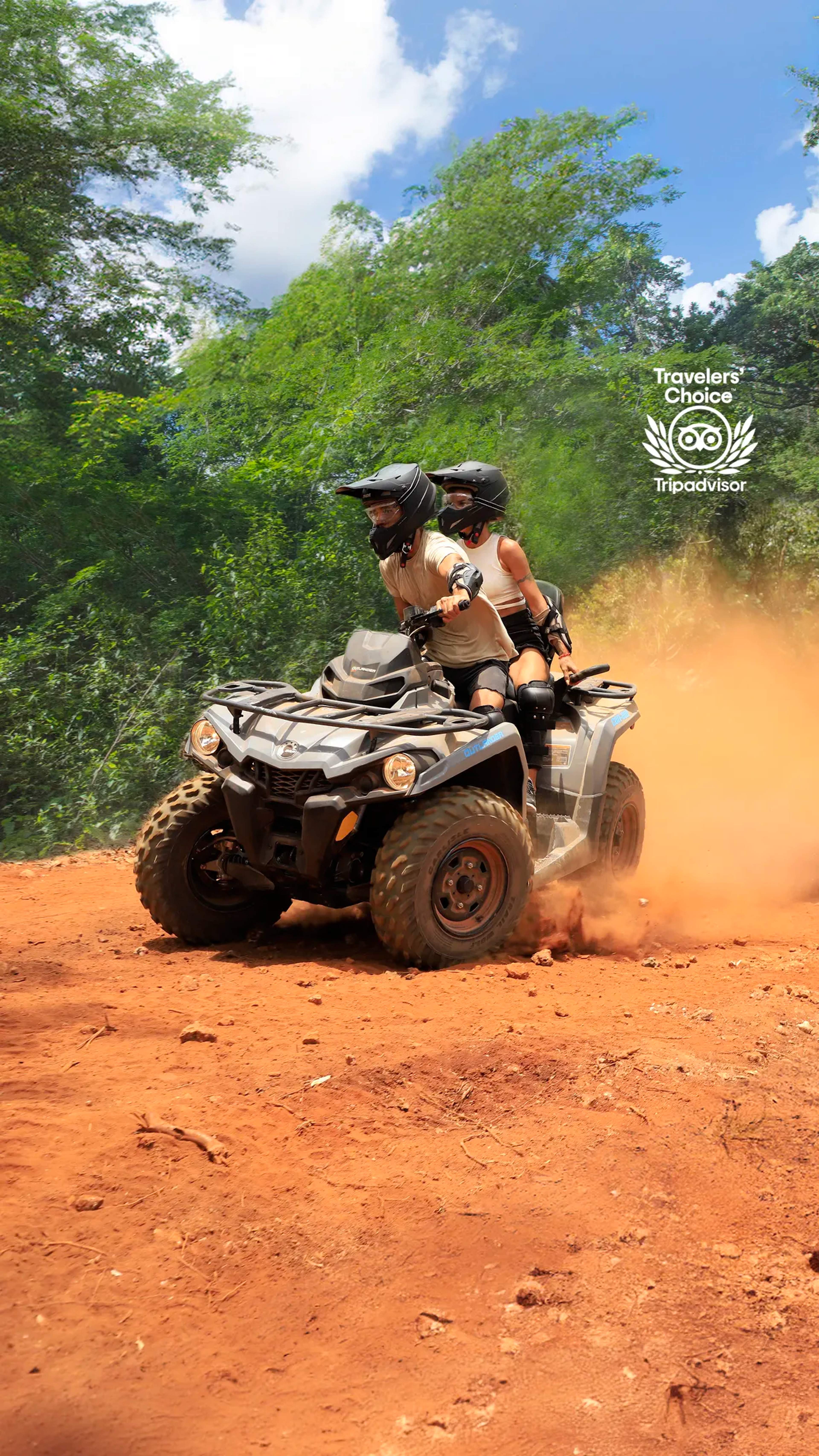 Tours de cuatrimotos en Cancún y tours de aventura en Cancún.