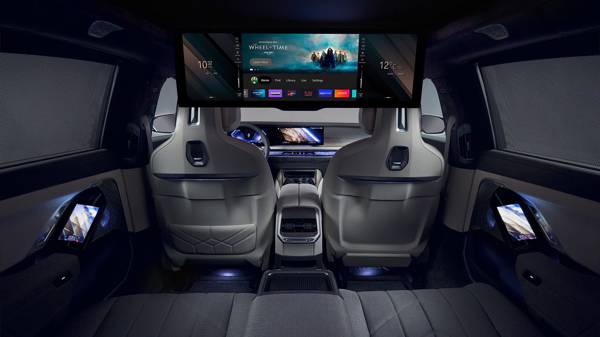Interior of a BMW i7