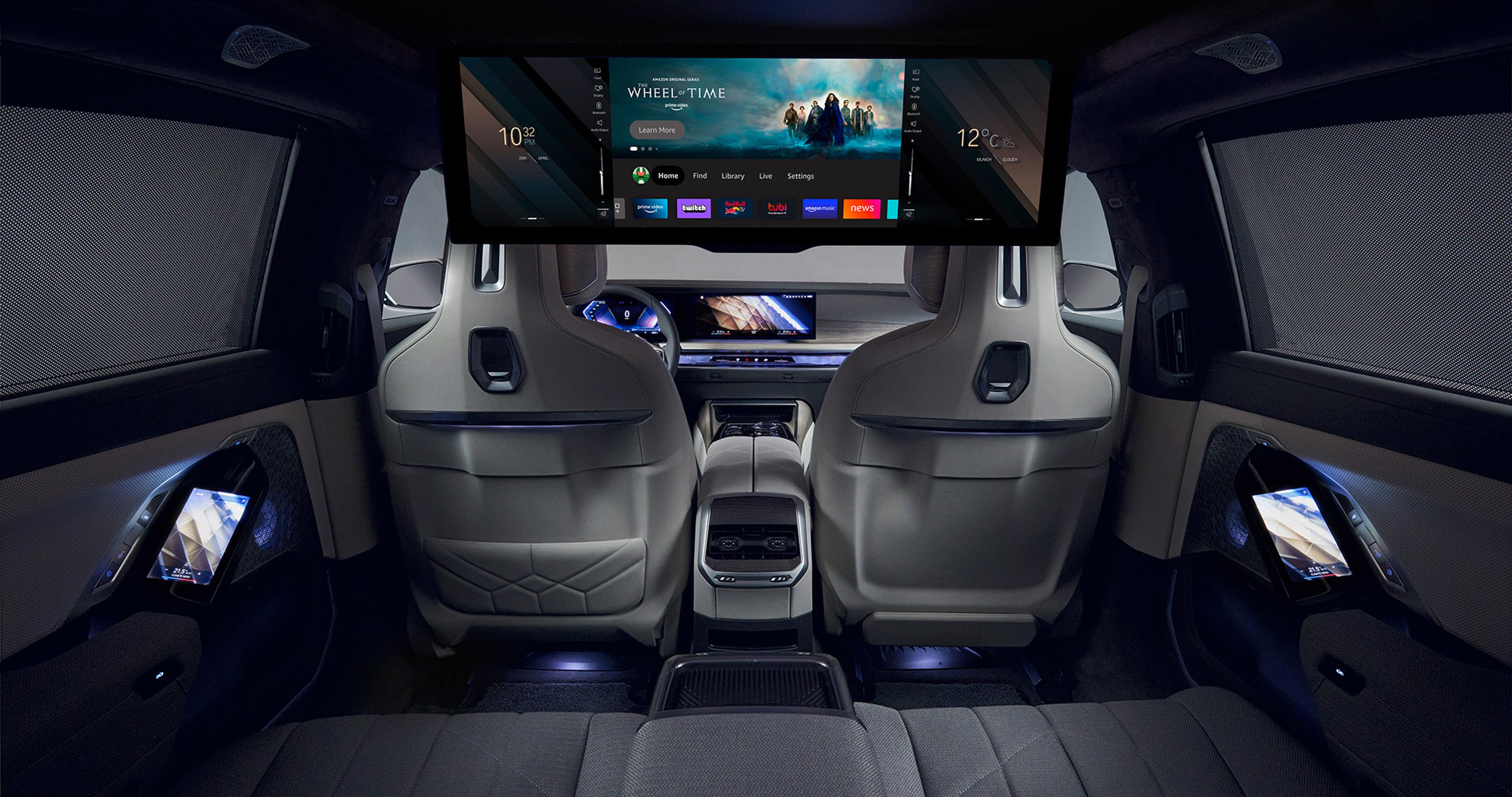 Interior of a BMW i7